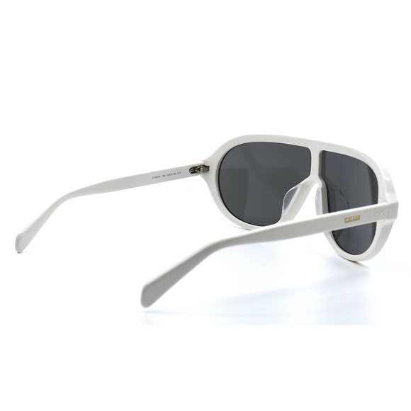 CELINE CL40234I WHITE DARK GREY LENS UNISEX SUNGLASSES - Picture 6 of 12